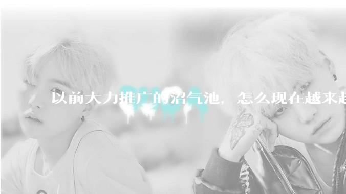 以前大力推广的沼气池，怎么现在越来越少了？